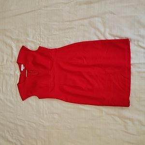 NWOT Calvin Klein Lined Red Cocktail Dress